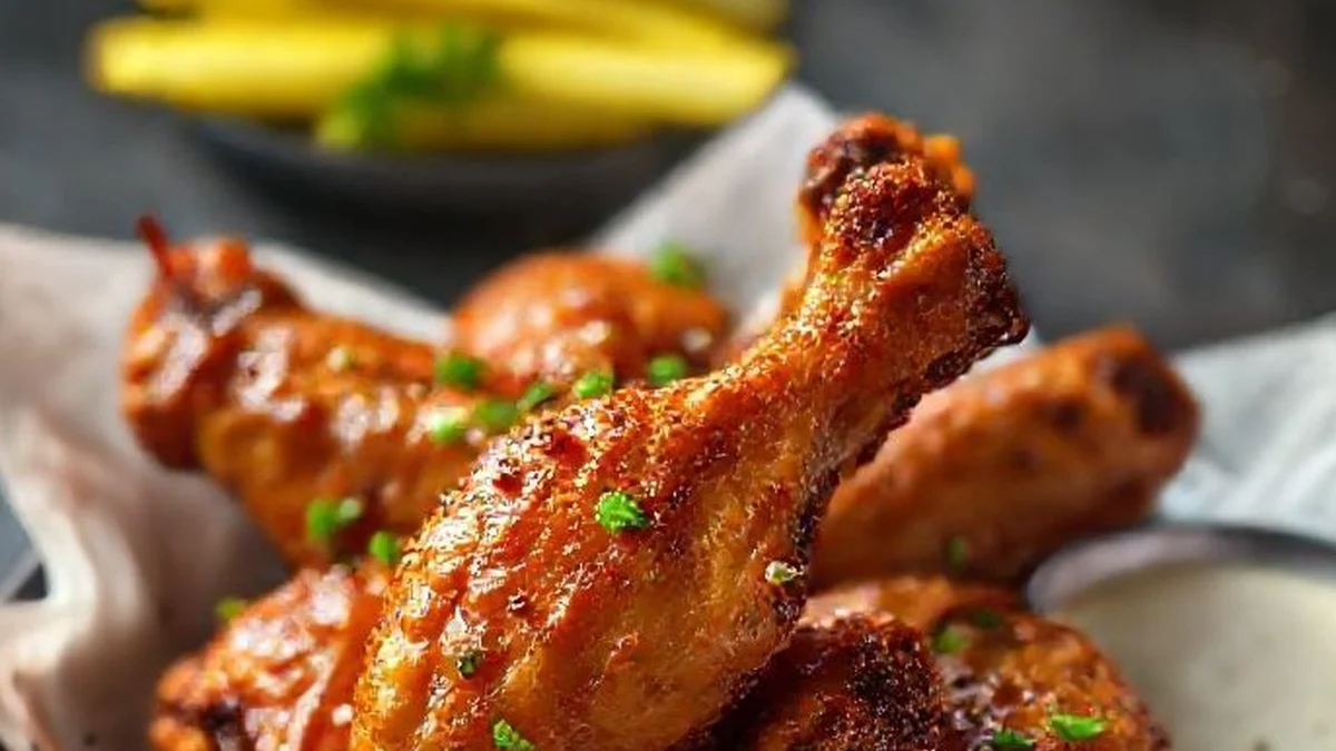 Keto air fryer chicken wings dry rub