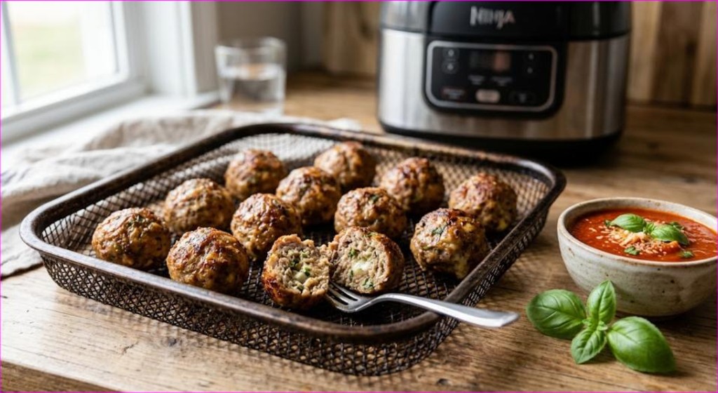 Air Fryer Meatballs (Juicy and Easy)