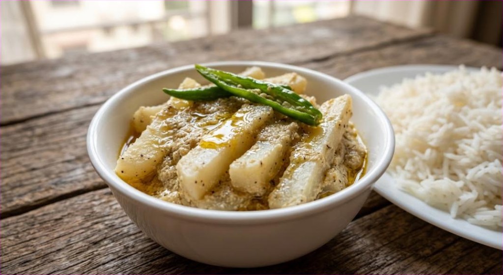 Aloo Posto (Bengali Potatoes in Poppy Seed Paste)