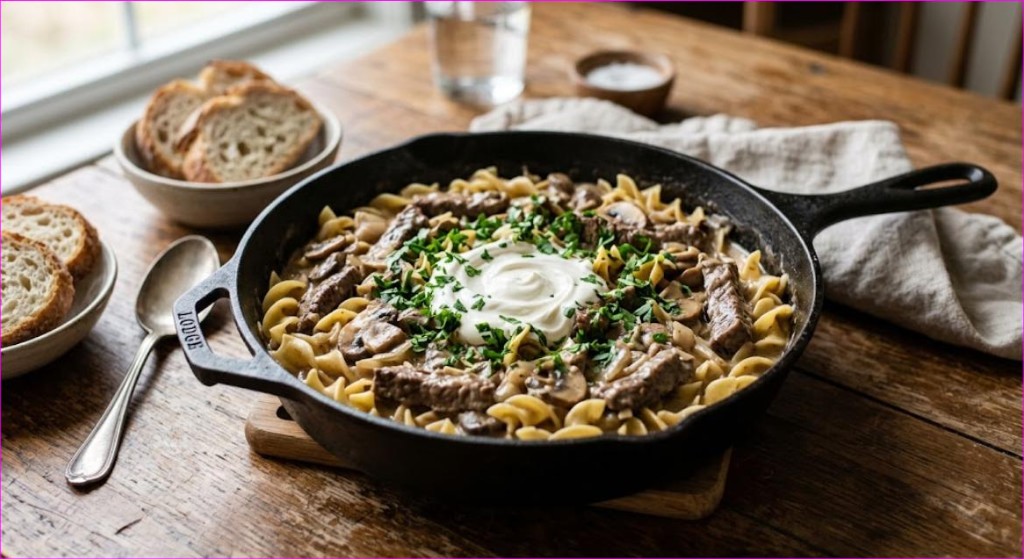 Beef Stroganoff