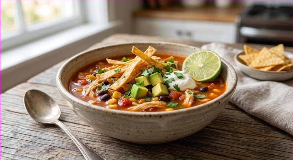 Chicken Tortilla Soup (Easy One-Pot Recipe)