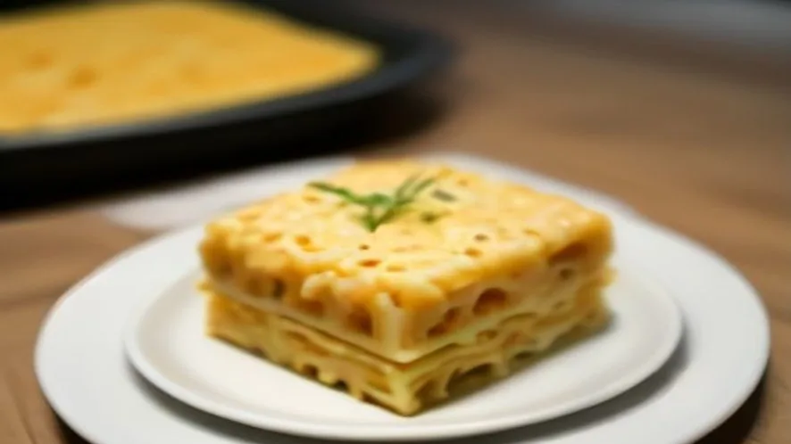 freeze cooked pasta and lasagna safely served on a wooden table, freshly made and ready to serve
