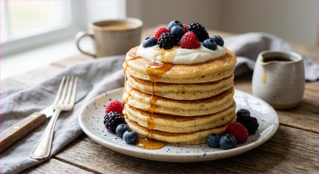Greek Yogurt Pancakes (High-Protein, Extra Fluffy)