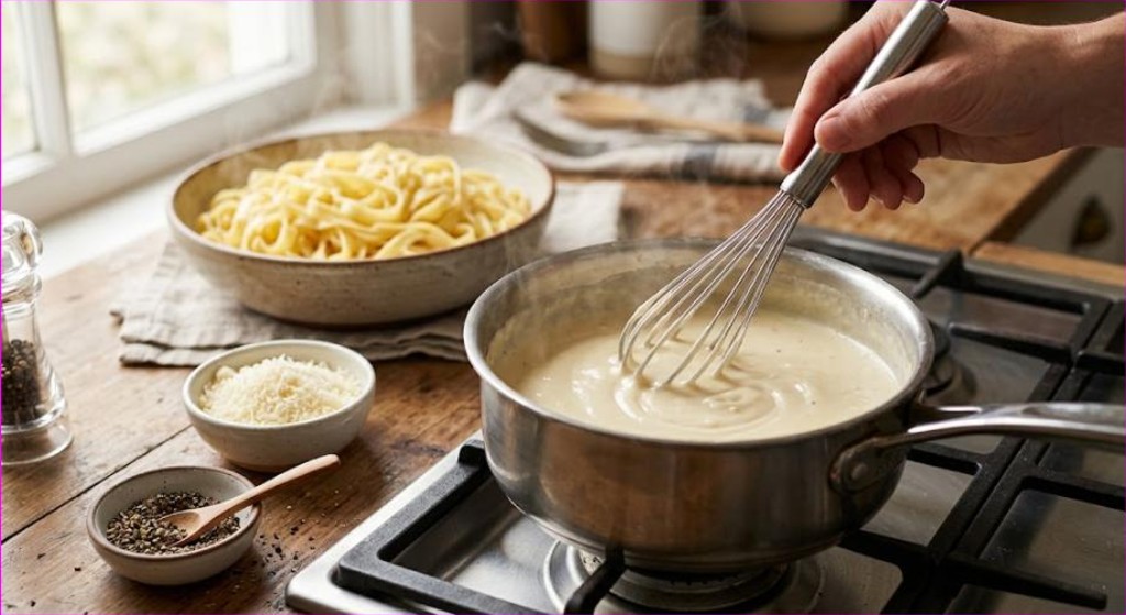 Homemade Alfredo Sauce (5-Minute, No-Flour)