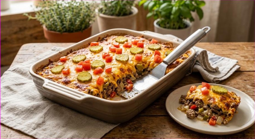 Keto Cheeseburger Casserole (Low-Carb Comfort Food)