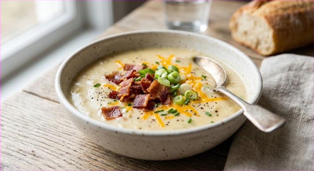 Loaded Baked Potato Soup (Thick and Creamy)