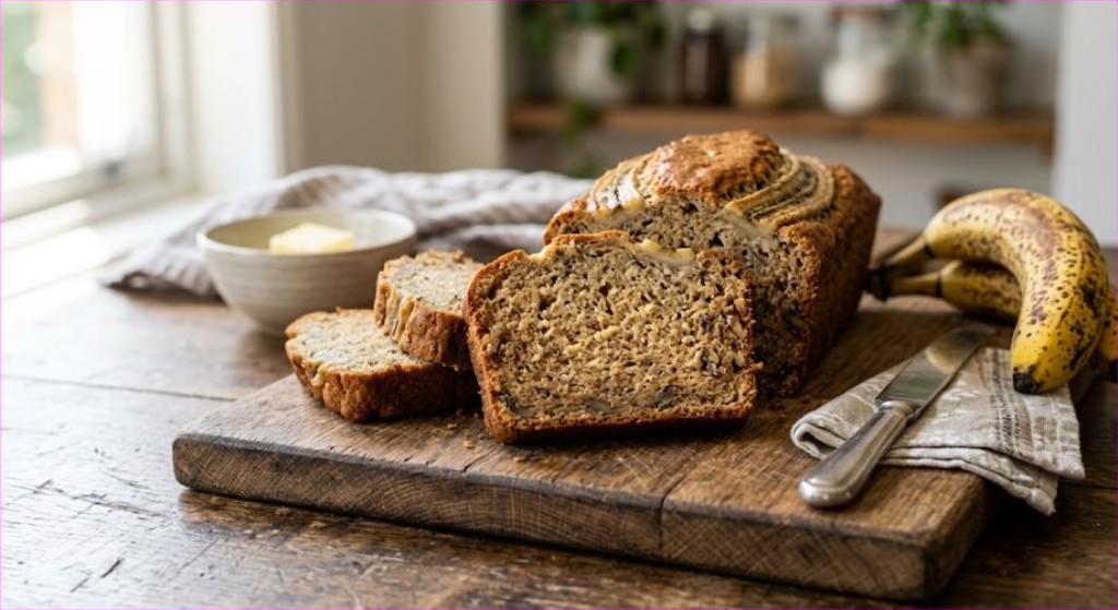 Moist Banana Bread (Easy One-Bowl Recipe)