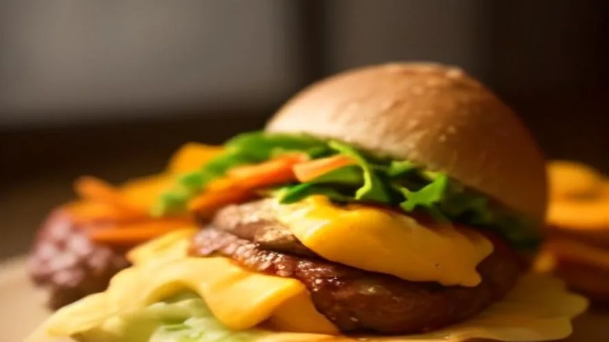 what to serve with burgers instead of fries served on a wooden table, freshly made and ready to serve