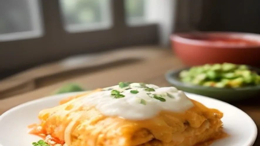 what to serve with enchiladas served on a wooden table, freshly made and ready to serve