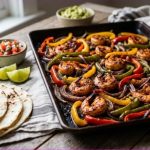 Sheet Pan Shrimp Fajitas (Easy 25-Minute Dinner)