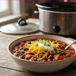 Slow Cooker Chili (Easy and Hearty)