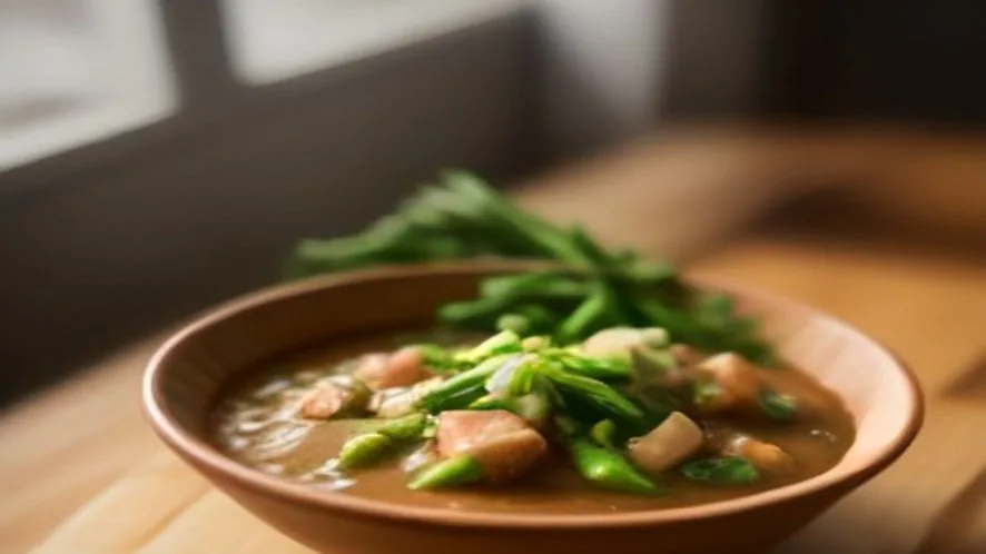 what to serve with beef stew served on a wooden table, freshly made and ready to serve